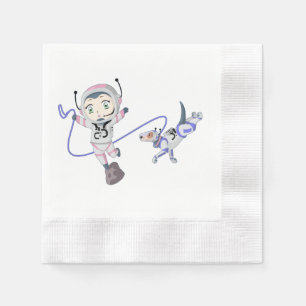 Asteroid Girl Napkin