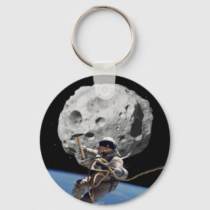 Asteroid Miner Key Ring