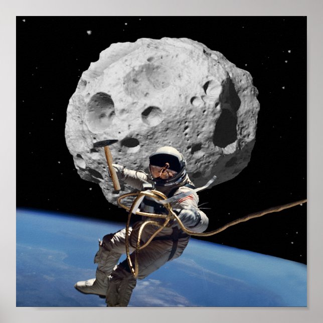 Asteroid Miner Poster (Front)