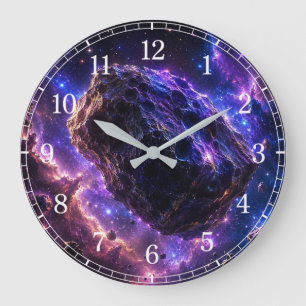 Asteroid Wall Clock — Space-Inspired Design