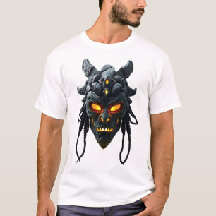 Asteroid Warrior Tribal Mask Tee
