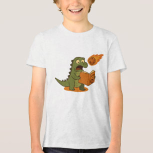 Asteroids and You, A Book For Dinosaurs Tri-Blend Shirt