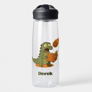 Asteroids and You, A Book For Dinosaurs Water Bottle
