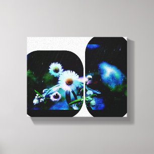 Asters Aglow Apiece Canvas print