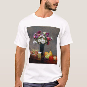 Asters and Fruit, Henri Fantin-Latour T-Shirt
