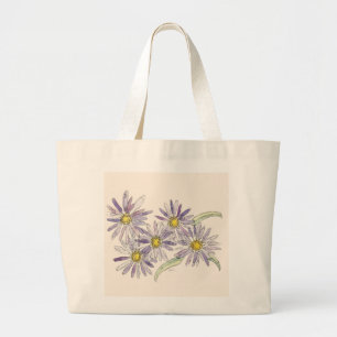 Asters bag from Nan Henke original watercolor