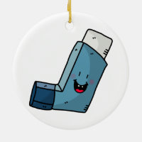 Asthma Inhaler happy cartoon