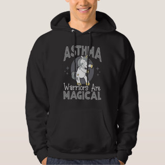 Asthma Warriors Are Magical Breathing Wheezing Uni Hoodie