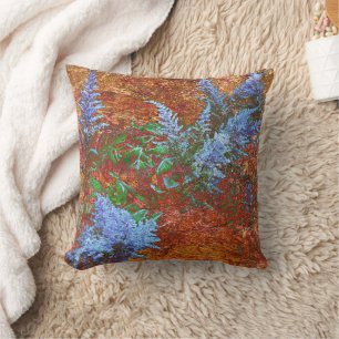 Astilbe Dusty Blue on Board Cushion