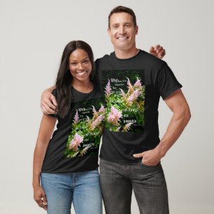 Astilbe with Mark 10:27 T-Shirt