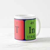 Astin periodic table name mug (Front Right)