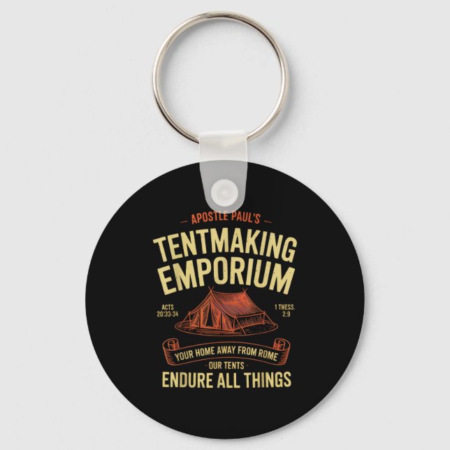Astle Paul's Tentmaking Emrium Christians Camng Fu Key Ring (Front)