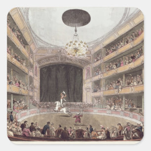 Astley's Amphitheatre from Ackermann's Square Sticker