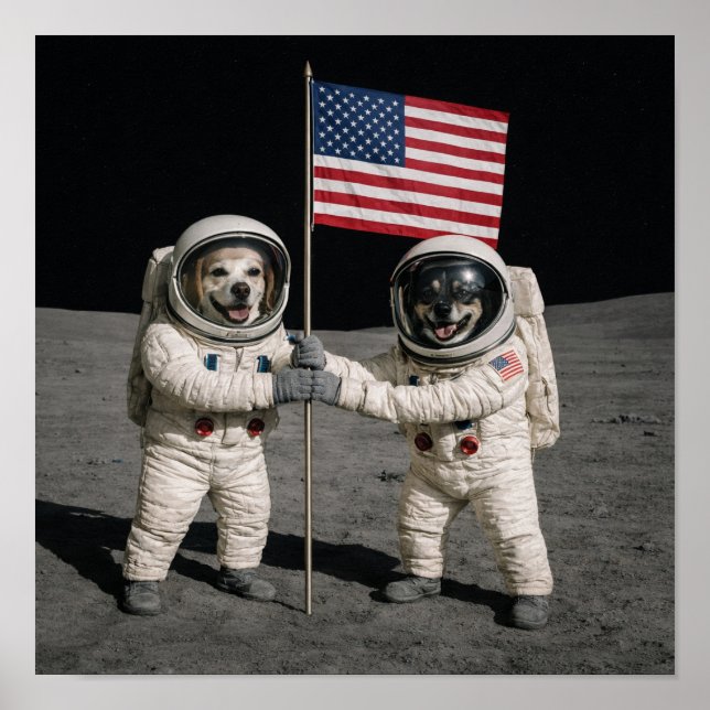 "Asto-Dogs" Poster (Front)