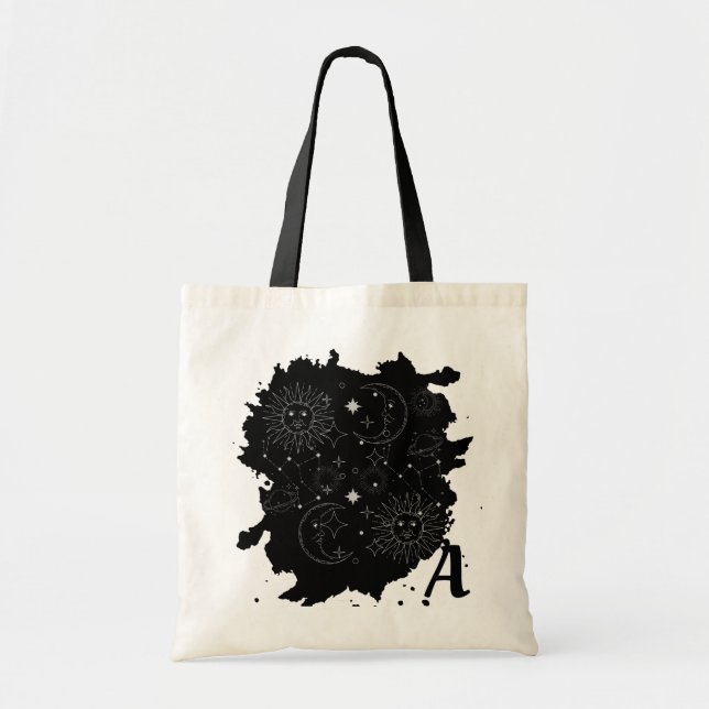 ASTOLOGY(BLACK) Tote Bag (Front)