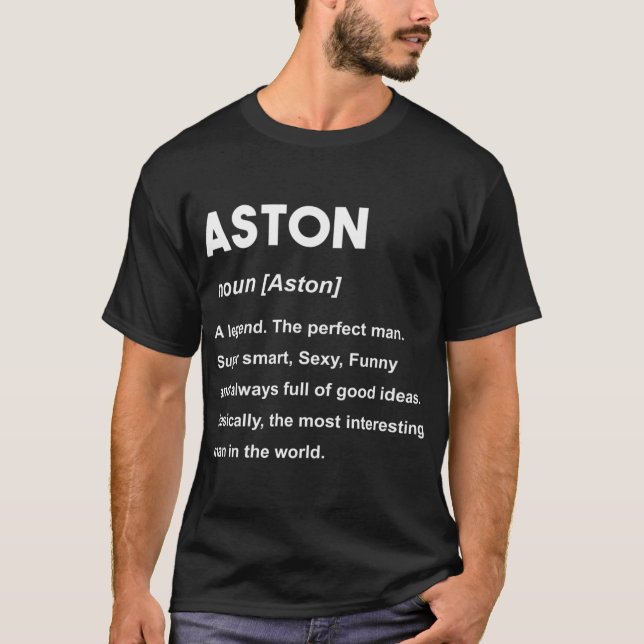 Aston Name Aston T-Shirt (Front)