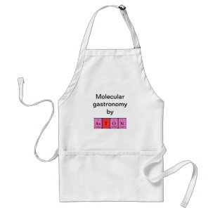 Aston periodic table name apron