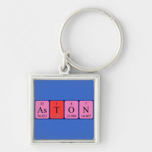 Aston periodic table name keyring
