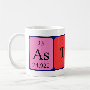 Aston periodic table name mug
