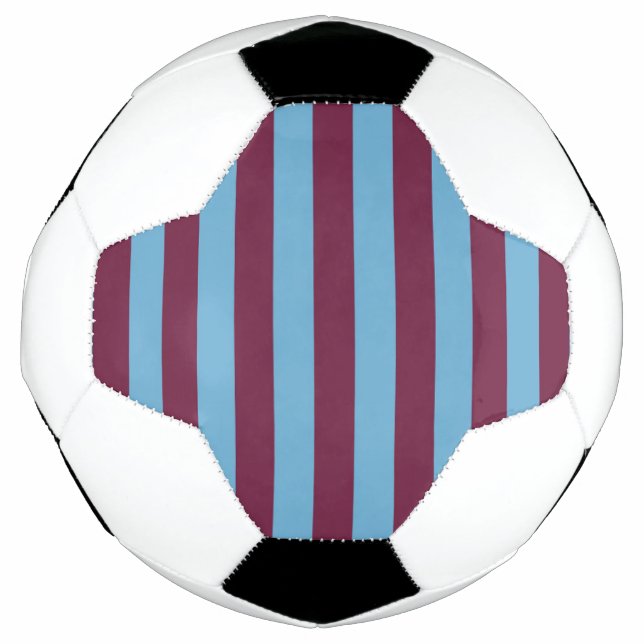 Aston Villa stripes football club colours premier  (Front)