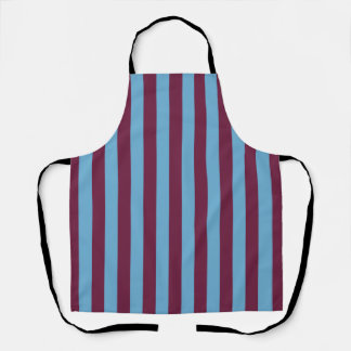 Aston Villa stripes football club colours premier  Apron
