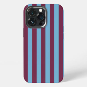 Aston Villa stripes football club colours premier iPhone 13 Pro Case