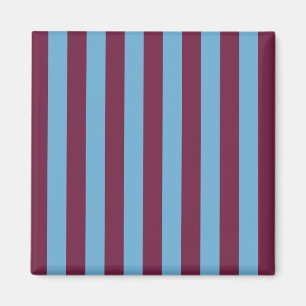 Aston Villa stripes football club colours premier  Magnet