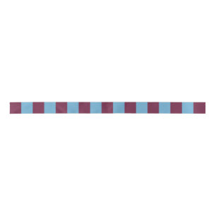Aston Villa stripes football club colours premier  Satin Ribbon