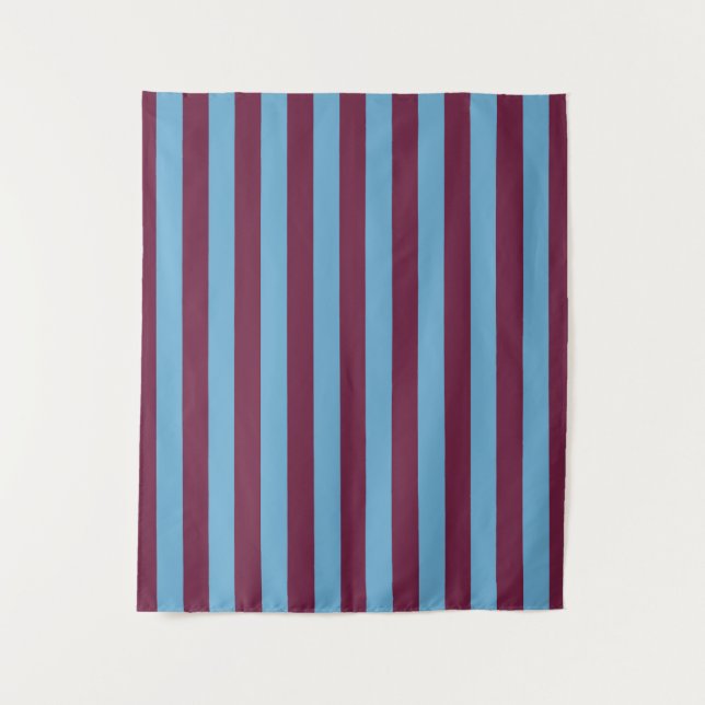 Aston Villa stripes football club colours premier  Tapestry (Front)