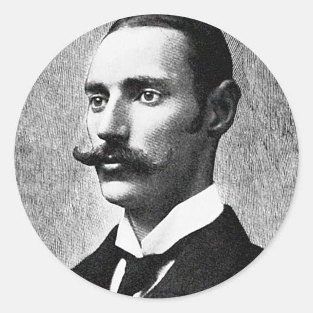 Astor IV ~ John Jacob Capitalist Inventor Classic Round Sticker (Front)