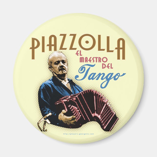 Astor Piazzolla Magnet (Front)