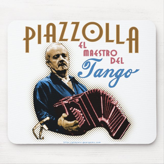 Astor Piazzolla Mouse Mat (Front)