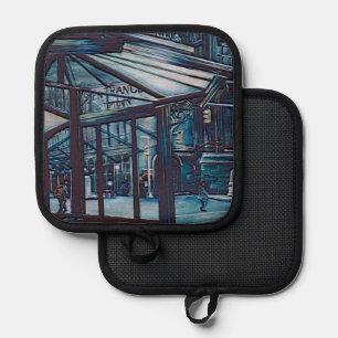 Astor Place Aborigines, NYC Pot Holder