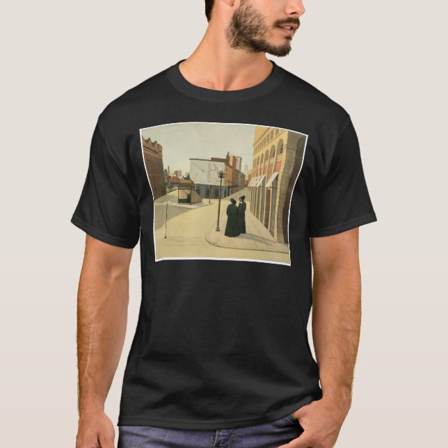 Astor Place, New York circa 1932 T-Shirt (Front)