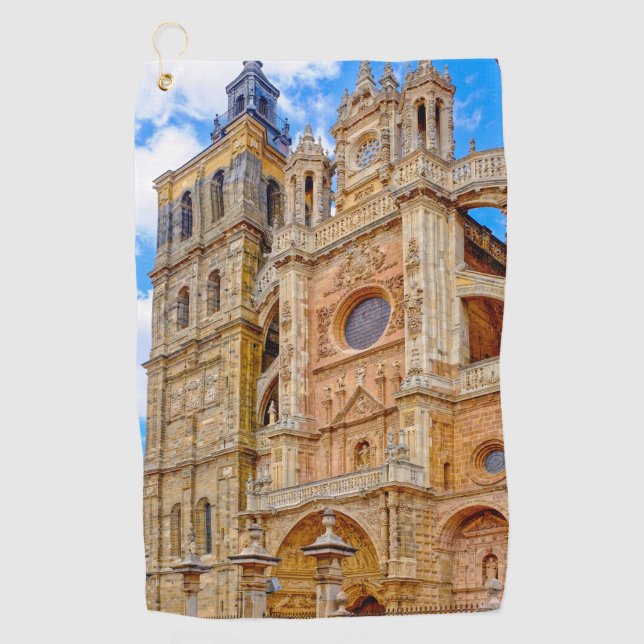 Astorga Cathedral Golf Towel (Front)