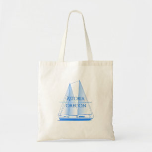 Astoria Coastal Nautical Sailing Sailor Tote Bag