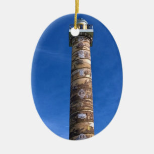 Astoria Column, Oregon Ceramic Tree Decoration