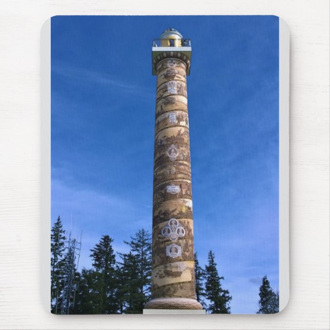 Astoria Column, Oregon Mouse Mat (Front)