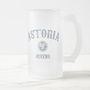 Astoria Frosted Glass Beer Mug