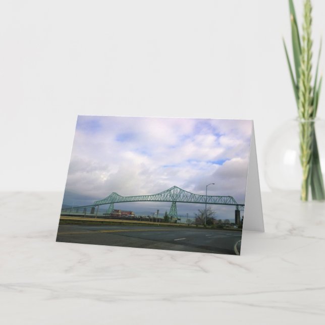 Astoria-Megler Bridge, Astoria, Oregon Card (Front)