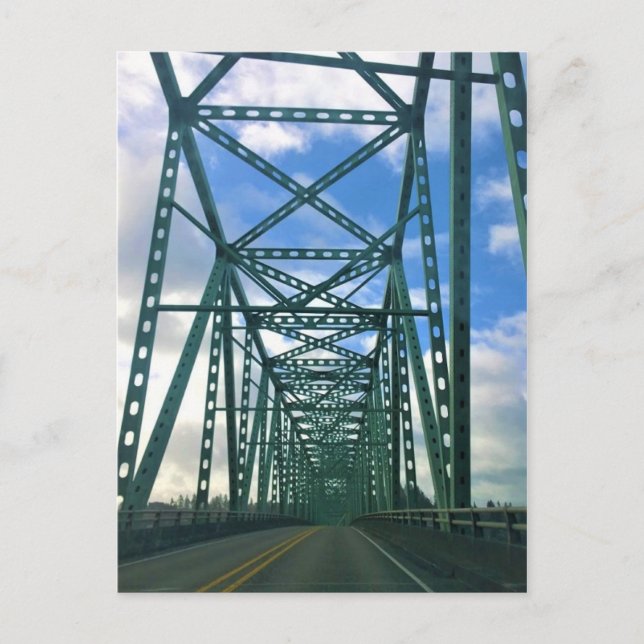 Astoria-Megler Bridge, Astoria, Oregon Postcard (Front)