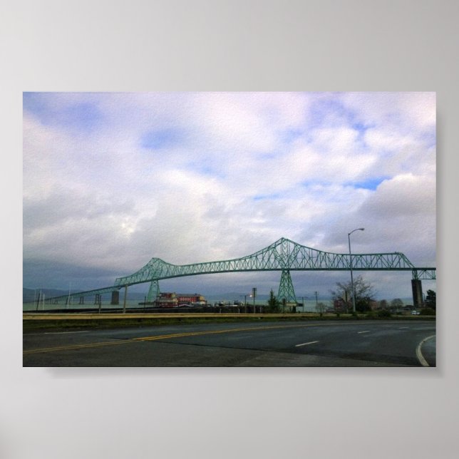 Astoria-Megler Bridge, Astoria, Oregon Poster (Front)