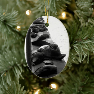 Astoria, Oregon Ceramic Tree Decoration