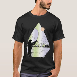 Astoria Oregon: Fishing Boat Sunset Coastal Badge T-Shirt