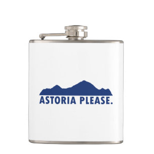 Astoria Oregon Please Hip Flask