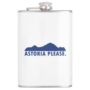Astoria Oregon Please Hip Flask