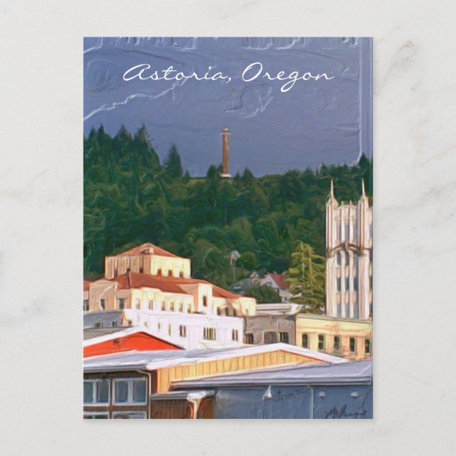 Astoria Oregon Postcard (Front)