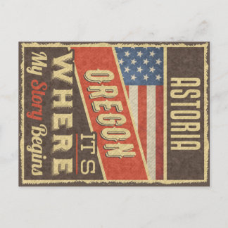 Astoria Oregon Postcard