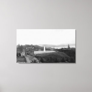Astoria, Oregon Resevoir and Fort Astoria Canvas Print