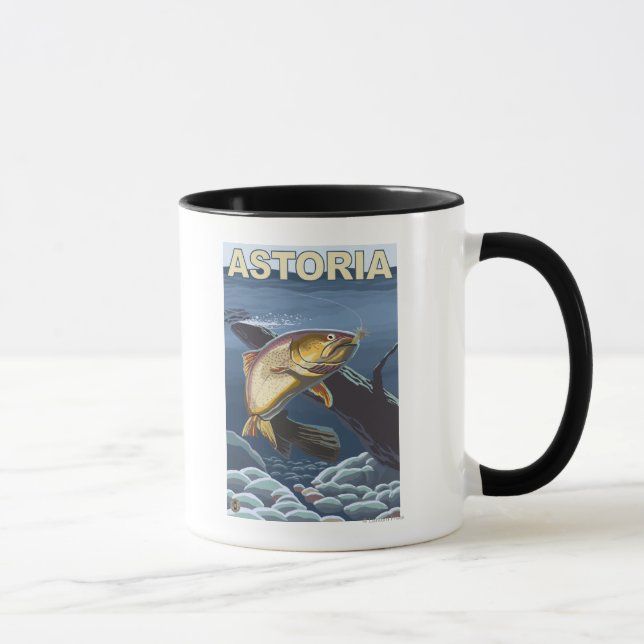 Astoria, OregonCutthroat Trout Cross-Section Mug (Right)